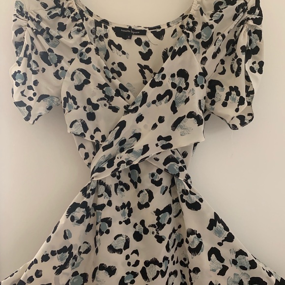 Nanette Lepore Wrap Leopard-Print Top - Picture 4 of 5